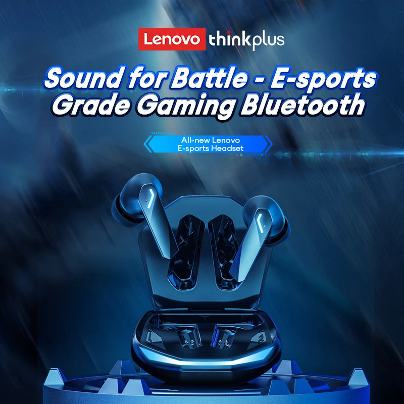 Lenovo GM2 Pro Wireless Gaming Earbuds – Low-Latency Bluetooth TWS with Mic