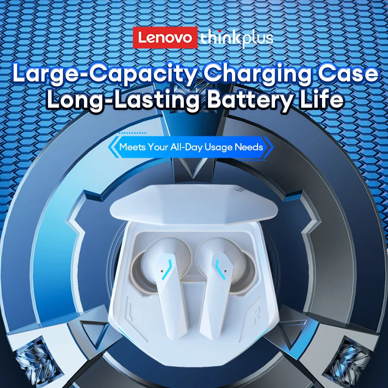 Lenovo GM2 Pro Wireless Gaming Earbuds – Low-Latency Bluetooth TWS with Mic