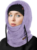 Ski Mask Fleece Balaclava, Windproof Face Mask Winter Warm Neck Cover